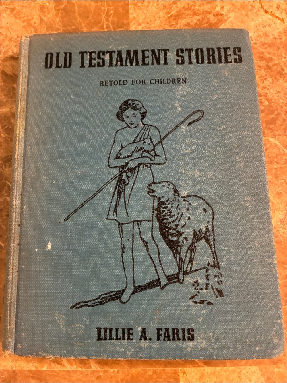 Vintage Old Testament Stories Retold for Children Lillie A. Faris Hardcover 1940